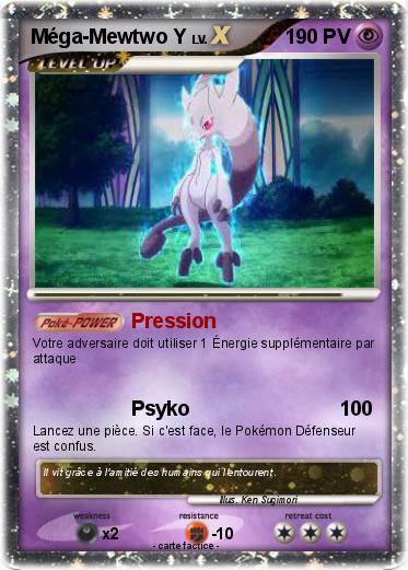 Pokemon Méga-Mewtwo Y