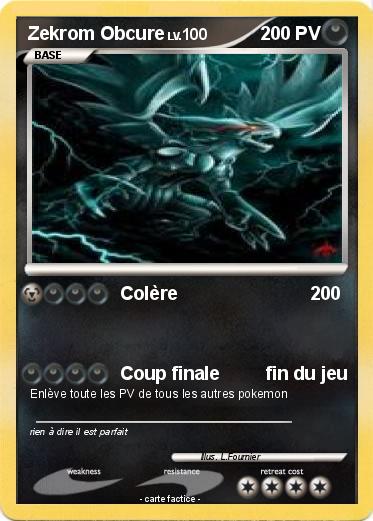 Pokemon Zekrom Obcure