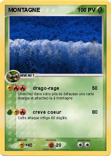 Pokemon MONTAGNE