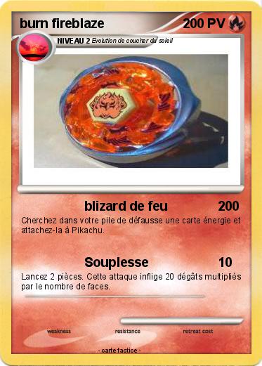 Pokemon burn fireblaze