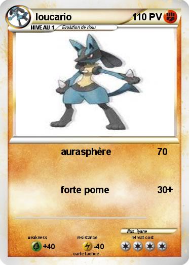 Pokemon loucario