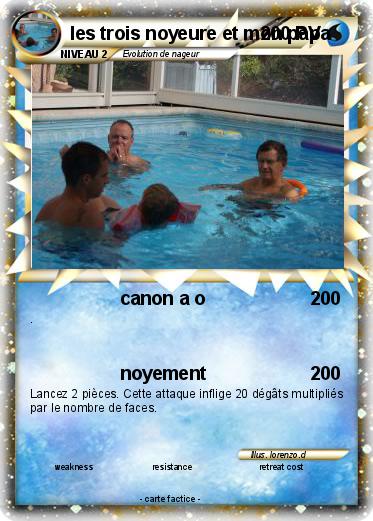 Pokemon les trois noyeure et mon papa