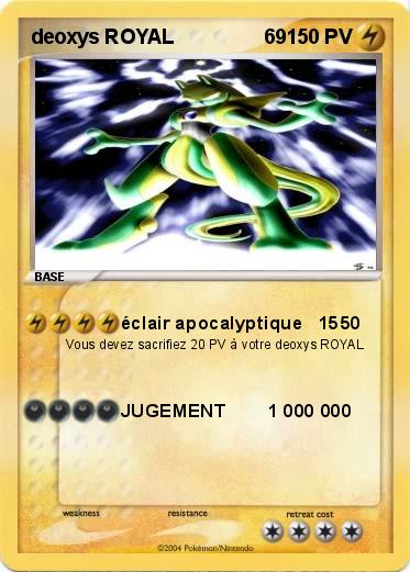 Pokemon deoxys ROYAL                69 
