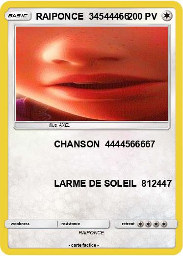 Pokemon RAIPONCE  34544466