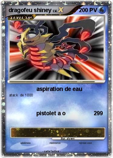 Pokemon dragofeu shiney