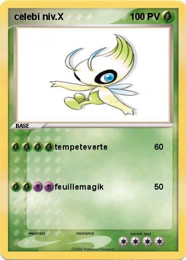 Pokemon celebi niv.X