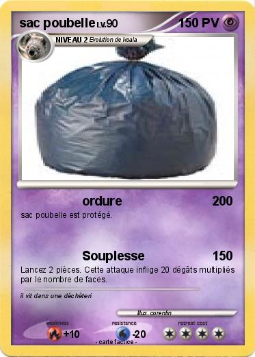 Pokemon sac poubelle