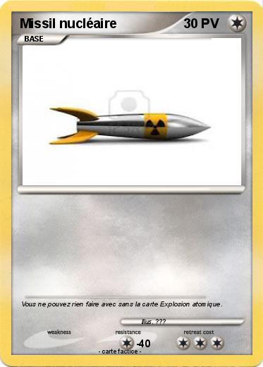 Pokemon Missil nucléaire