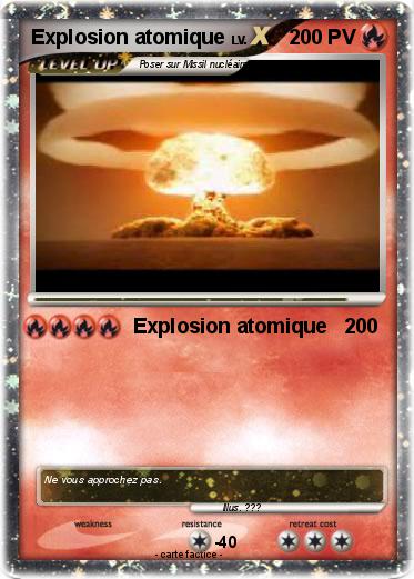 Pokemon Explosion atomique