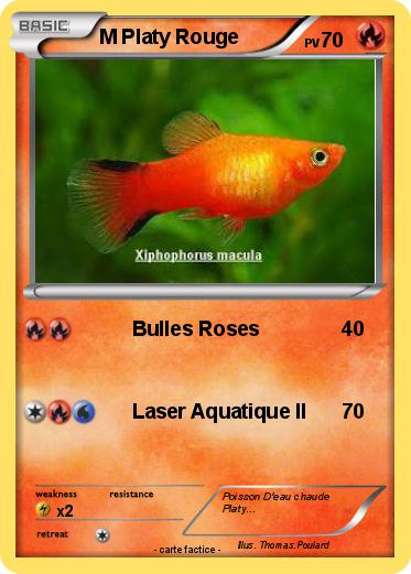 Pokemon M Platy Rouge