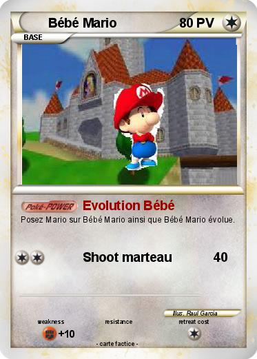 Pokemon Bébé Mario