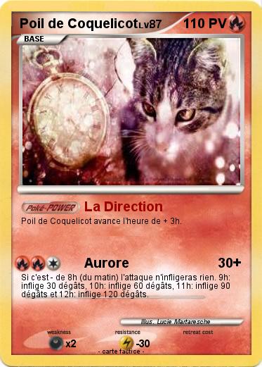 Pokemon Poil de Coquelicot