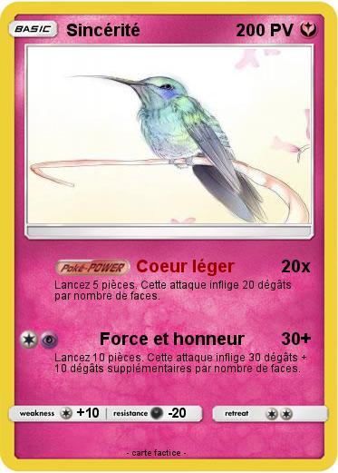 Pokemon Sincérité