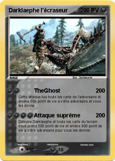 Pokemon Darklaephe l'écraseur