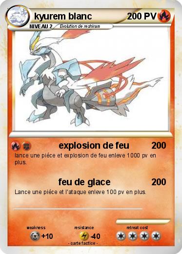 Pokemon kyurem blanc