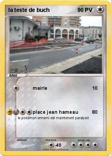 Pokemon la teste de buch