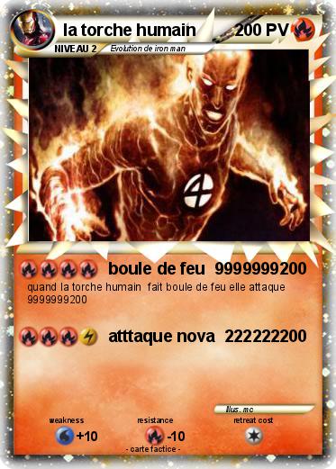 Pokemon la torche humain