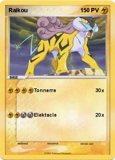 Pokemon Raikou