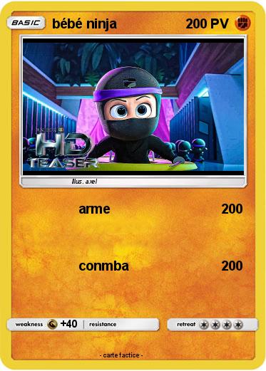 Pokemon bébé ninja