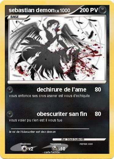 Pokemon sebastian demon