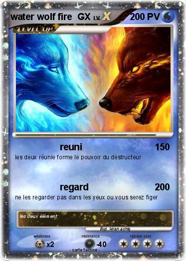Pokemon water wolf fire  GX