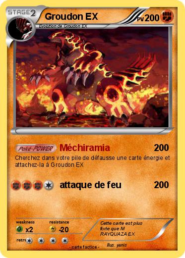 Pokemon Groudon EX