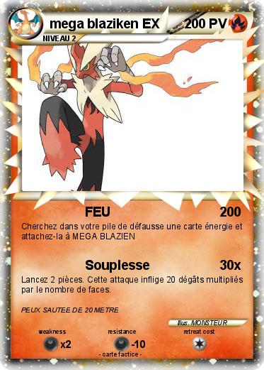 Pokemon mega blaziken EX