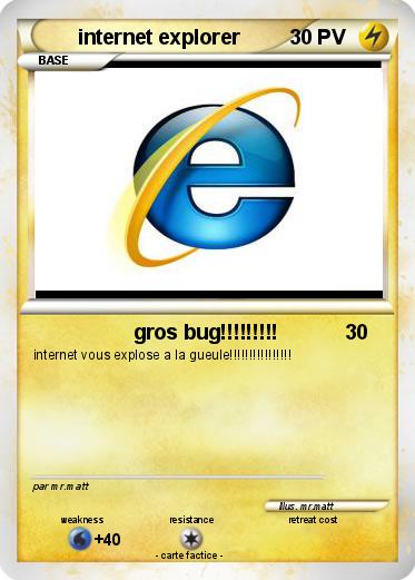 Pokemon internet explorer