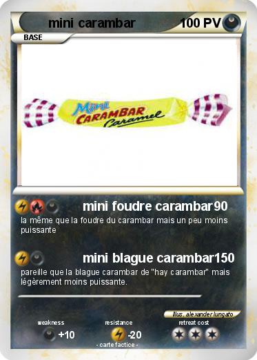 Pokemon mini carambar