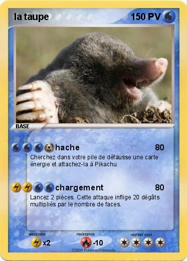 Pokemon la taupe