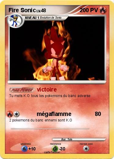 Pokemon Fire Sonic