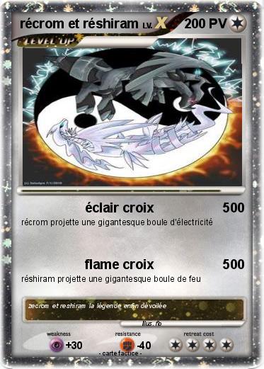 Pokemon récrom et réshiram