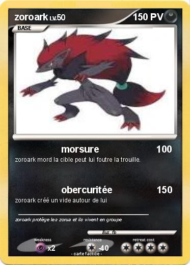 Pokemon zoroark