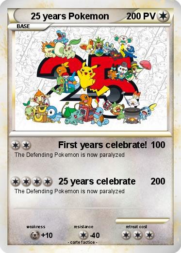Pokemon 25 years Pokemon