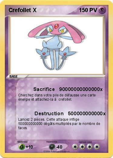 Pokemon Crefollet X
