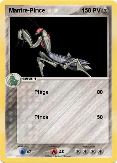 Pokemon Mantre-Pince