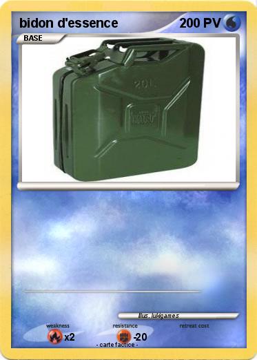 Pokemon bidon d'essence