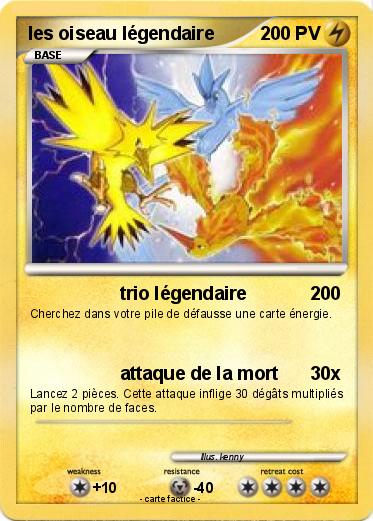 Pokemon les oiseau légendaire