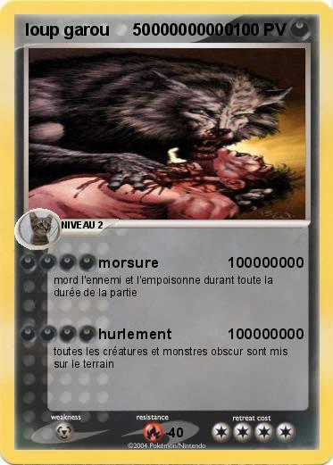 Pokemon loup garou     50000000000