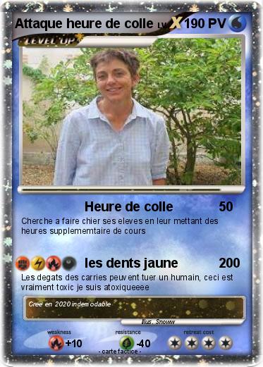 Pokemon Attaque heure de colle