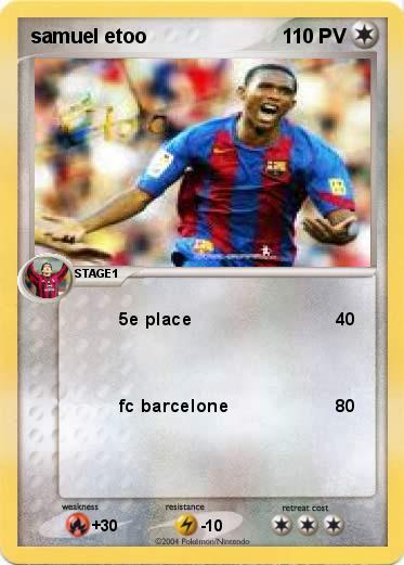 Pokemon samuel etoo