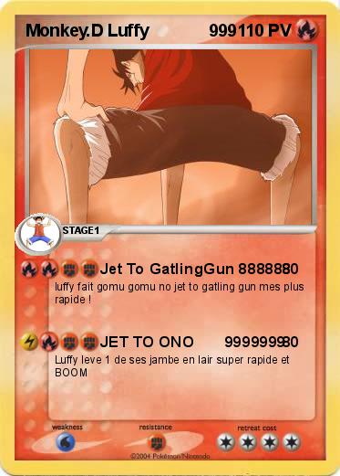 Pokemon Monkey.D Luffy             999