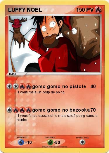 Pokemon LUFFY NOEL