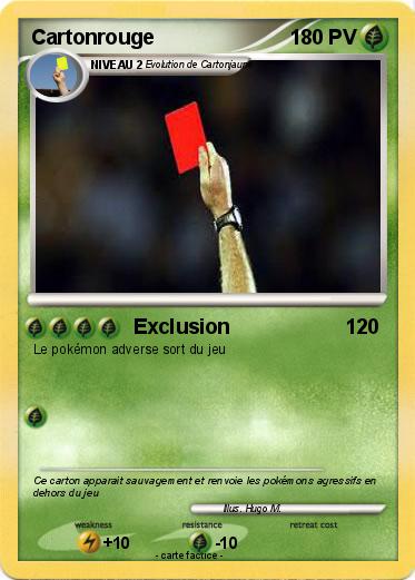 Pokemon Cartonrouge