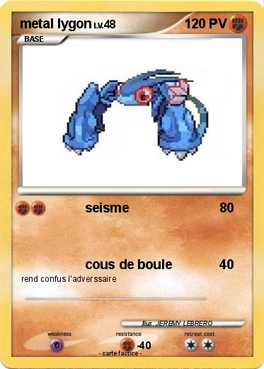 Pokemon metal lygon