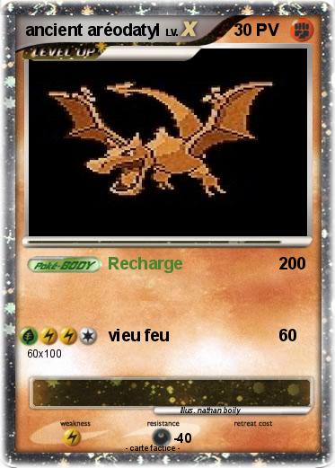 Pokemon ancient aréodatyl