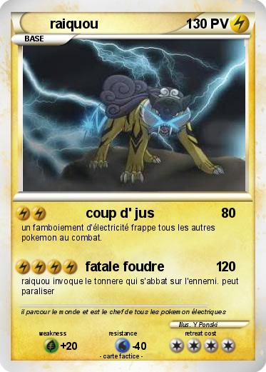 Pokemon raiquou