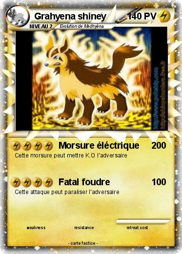 Pokemon Grahyena shiney