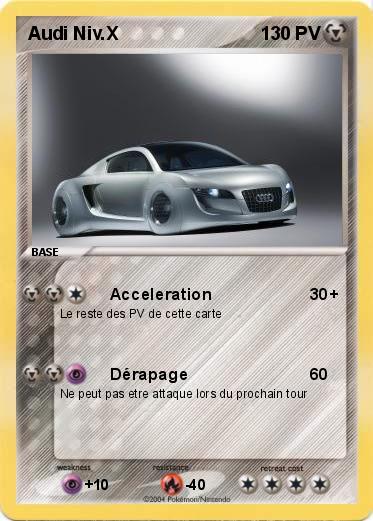 Pokemon Audi Niv.X