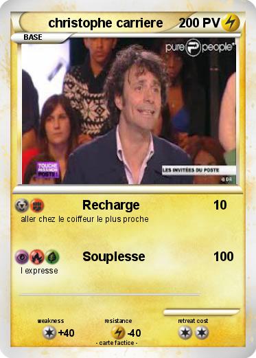Pokemon christophe carriere